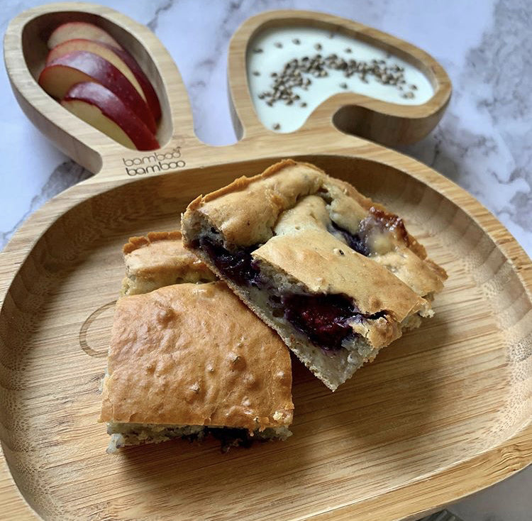 Oven Baked Banana Pancakes