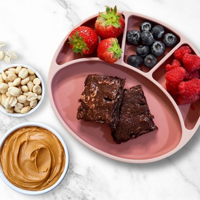 Baby-Led Weaning Recipes: Peanut Butter Swirl Brownies