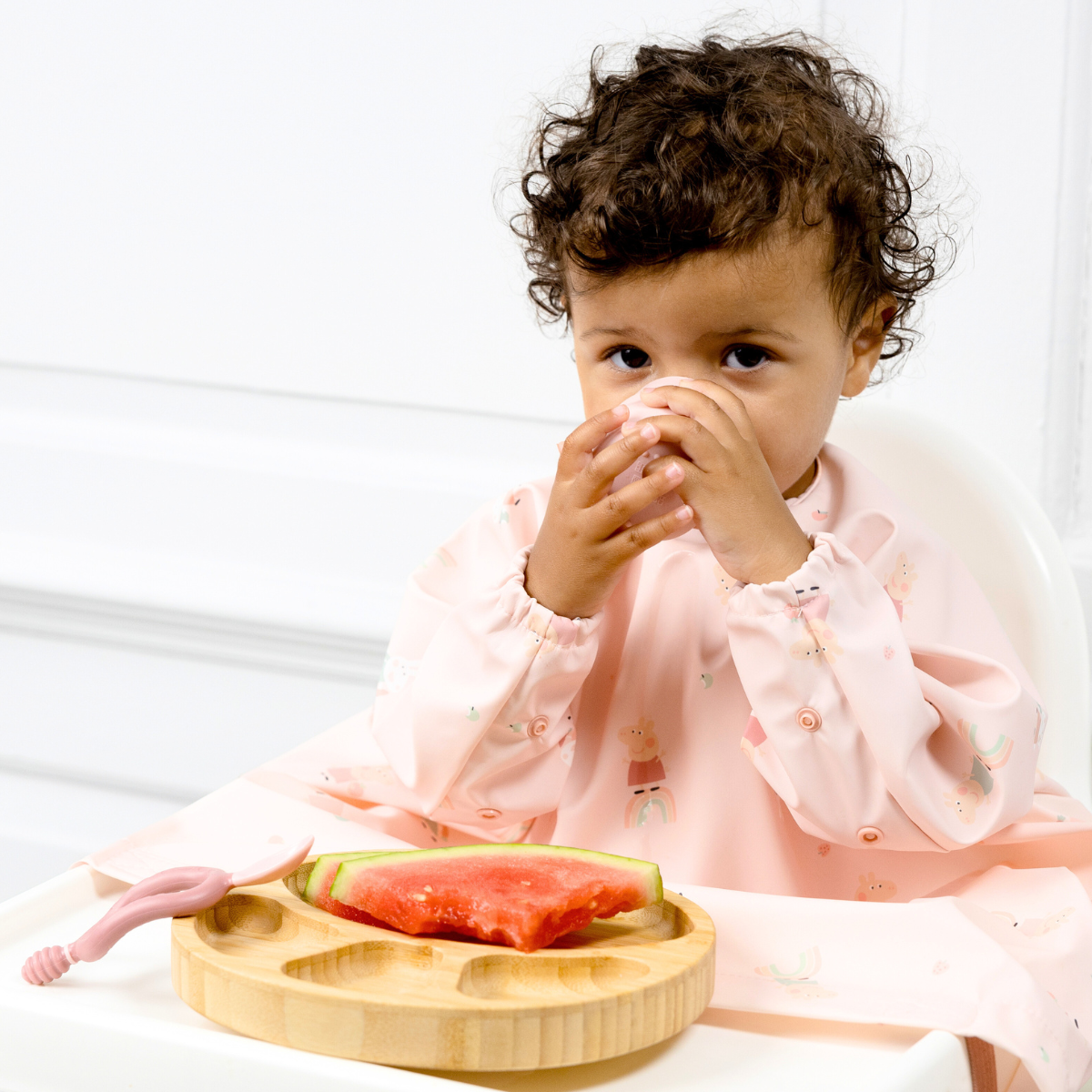 Bamboo Suction Divider Plate - Product image