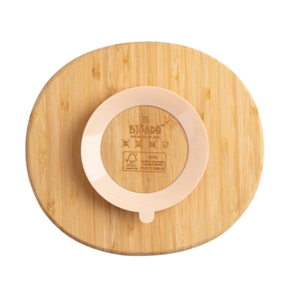 Bamboo Suction Divider Plate - Product image
