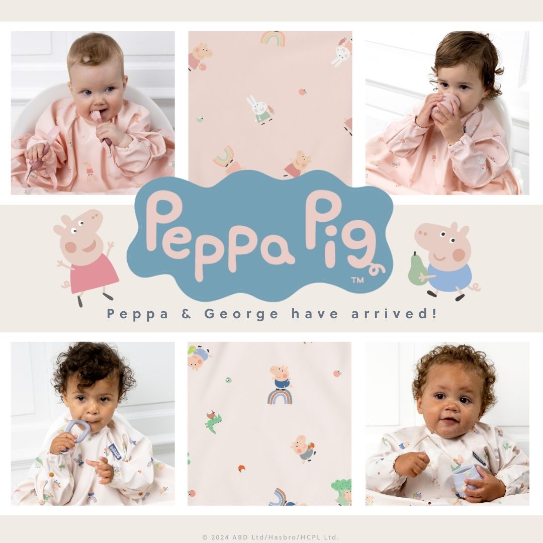 Peppa Pig Coverall Weaning Bibs - Product image
