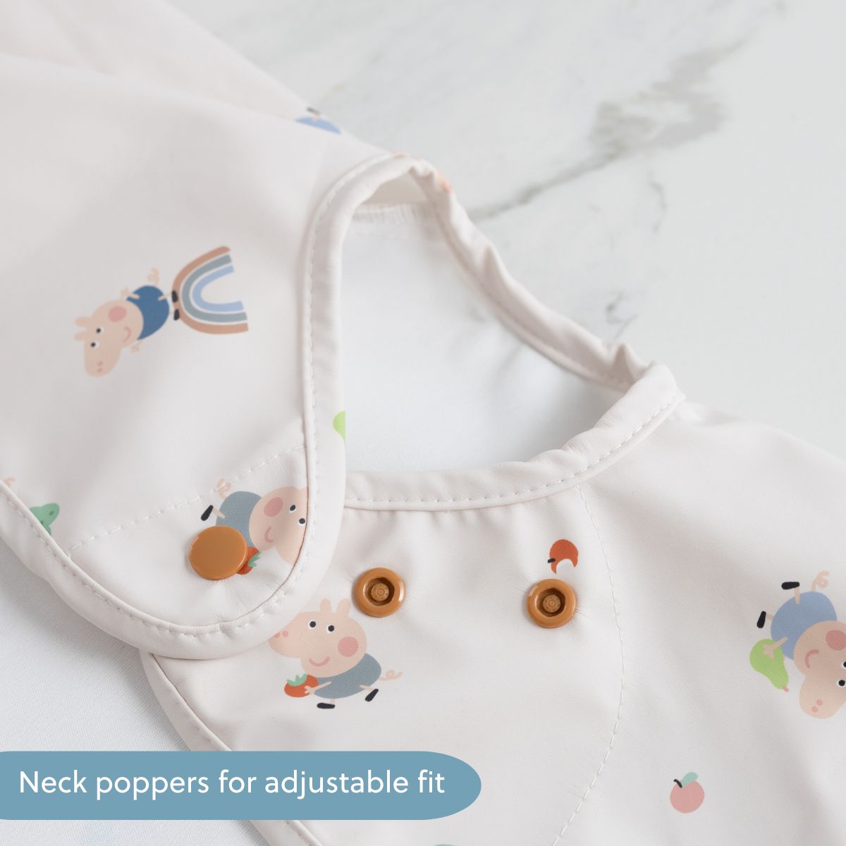 Peppa Pig Coverall Weaning Bibs - Product image