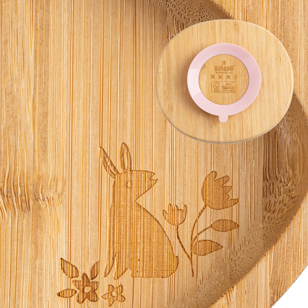 Bamboo Suction Divider Plate - Product image