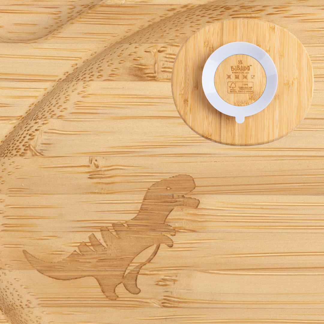 Bamboo Suction Divider Plate - Product image