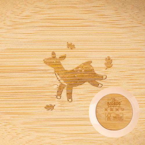 Bamboo Suction Divider Plate - Product image