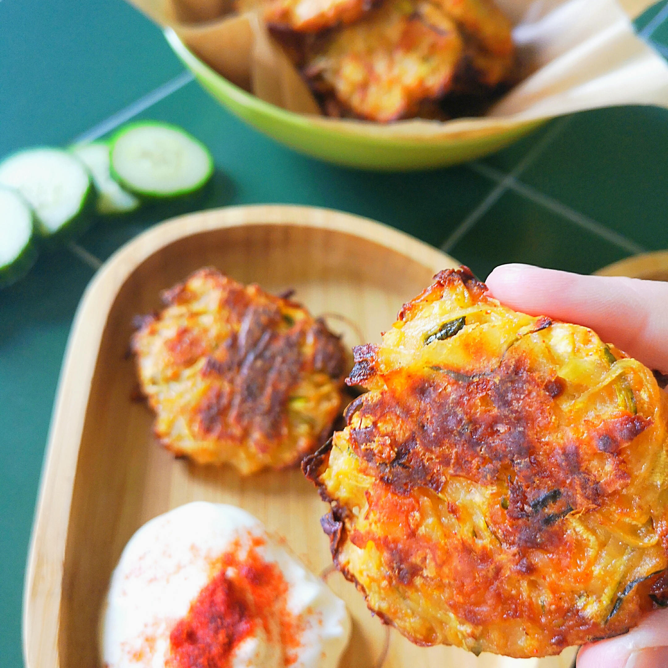 Courgette Patties