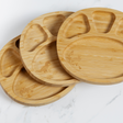 NEW Bamboo Suction Divider Plate