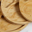 NEW Bamboo Suction Divider Plate