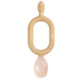 Beige Dippit™ multi-stage baby spoon and textured dipper with an easy-grip oval handle.