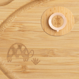 NEW Bamboo Suction Divider Plate